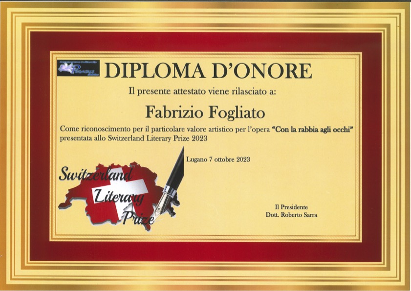 DIPLOMA ONORE - SWITZERLAND LITERARY PRIZE_2023